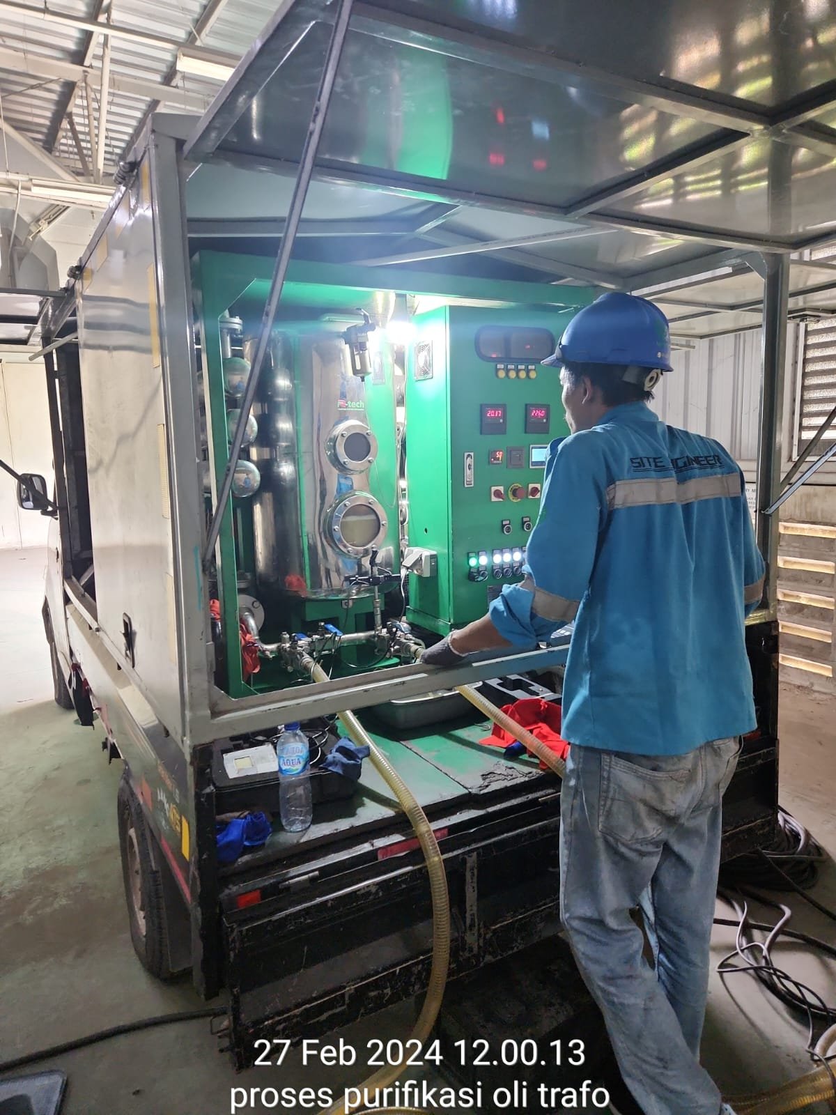 Purifikasi oli trafo/Treatment Oli