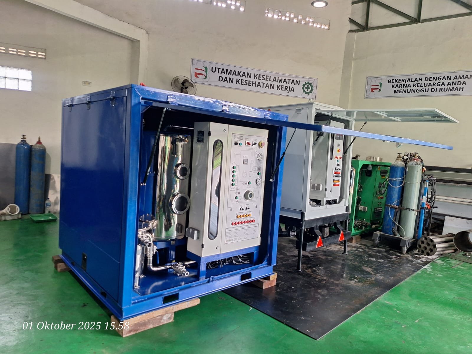 Pabrikasi Mesin Purifikasi Oli Trafo & Purifikasi Oli turbin